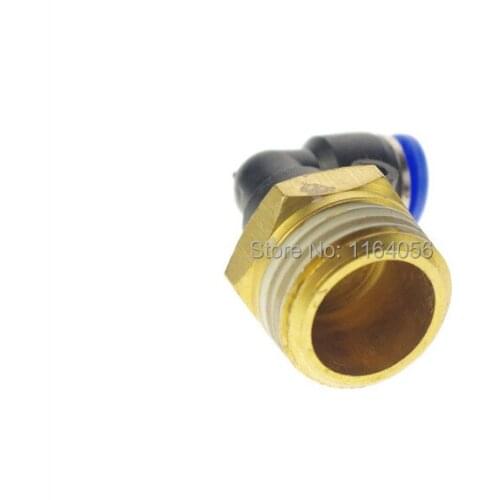 LOT5 Pneumatic Push In Tube Fitting Connector Elbow Union 10mm To Male 3/8" BSP