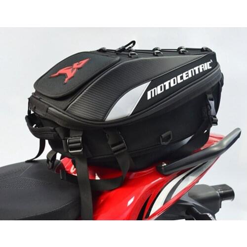 1pcs Brand New Waterproof Motorcycle Tail Bag Multifunction Motorcycle Rear Seat Bag High Capacity Motorcycle Rider Backpack