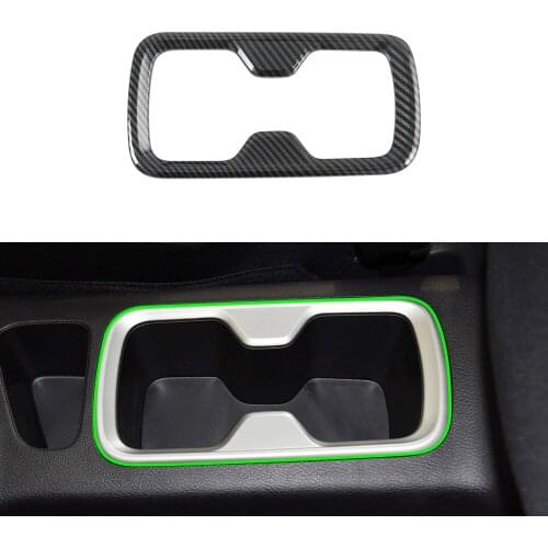 New Products Car Accessories Hot Selling Front Water Cup Holder Imitate Carbon Fiber For Nissan Navara 2017 2018 2019