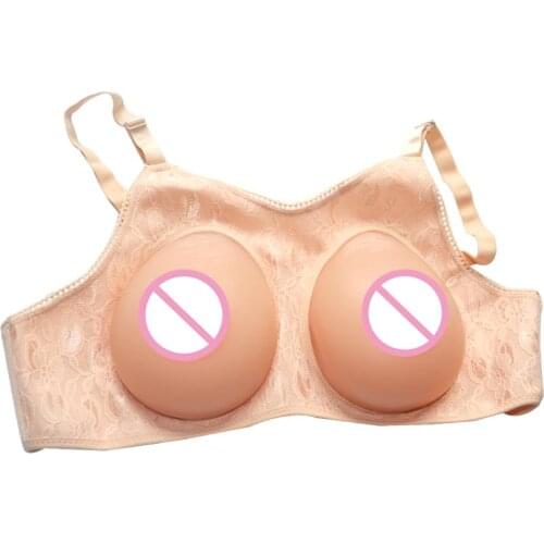 New Size S(500g) 1Pair Silicone Breast Form Artificial Fake Matectomy Boobs Enhancer For Crossdresser And Trandsgender
