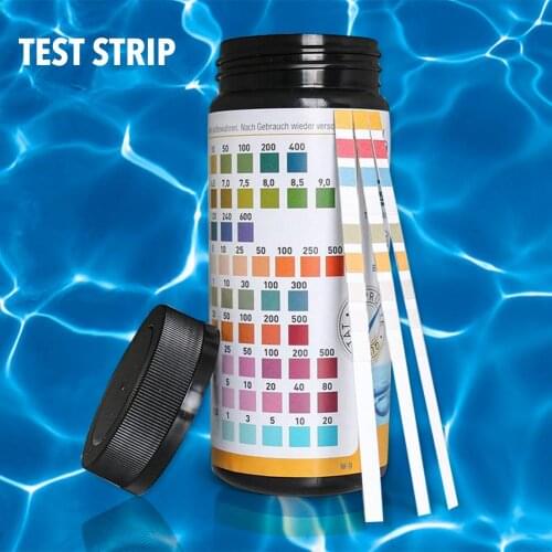 Upgrade 9 In 1 Pool Water Quality Test Strip 50/100 PCS Drinking Water Test Strips For Testing Hardness PH Bromine Nitrate