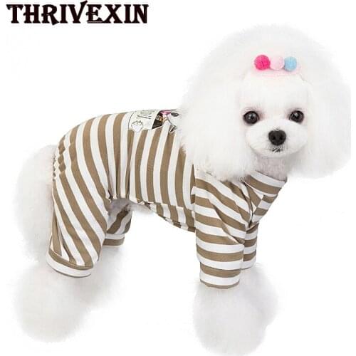 Dog Clothes Homewear Cat Pajamas Clothing Hip-hop Home Clothes Four-legged Puppy Outfit Jacket Coat for Chihuahua Pets Product