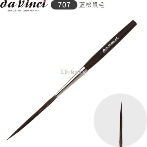 Da Vinci 707 Petit Gris Pure Pinstriping Brush,Synthetic Fiber,imitating Squirrel Hair Handmade,precise To Use,easy To Control