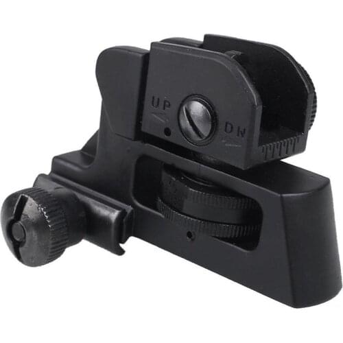 Tactical hunting Metal High Profile Detachable Front Sight and Dual Apertures A2 Rear Sight