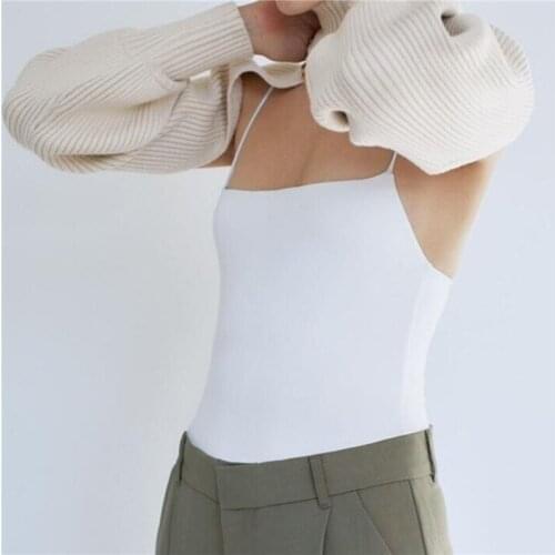 Ｗomen Turtleneck Sexy Short Sweater Ladies Full Sleeve Chic Female Streetwear 2021 Spring Autumn Fashion