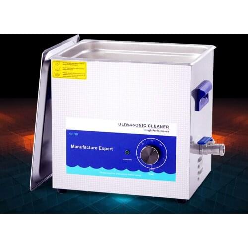 10L Ultrasonic Cleaner Machine With Cleaning Basket For Sliver Jewelry Glasses Necklace Manicure Tools Dental Cleaning Machine