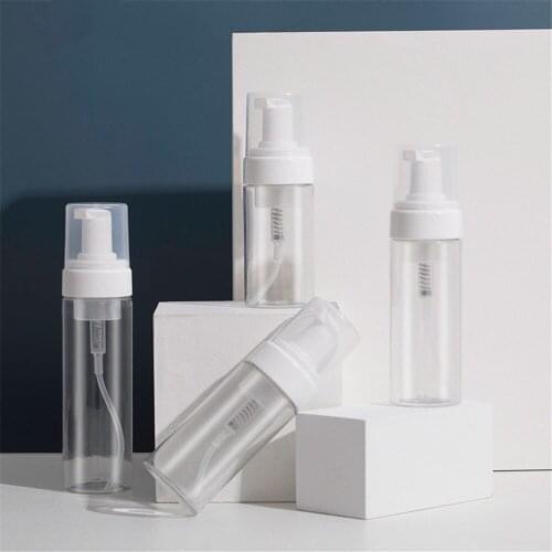 100/120/150/200ml Portable Foam Bottle Empty Pump Transparent Bottle Refill Lotion Lotion Dispenser Hot Koop Refillable Bottles