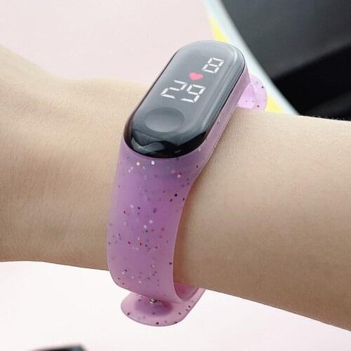 2020 Fluorescent Silicone Children Watch Boys Girls Digital LED Sports Wrist Watch New Fashion Hot Sales Sport Student Watches