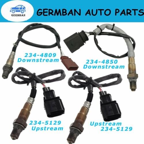 4pcs Upstream & Downstream 234-4809 234-4850 234-5129 234-5129 02 Oxygen Sensor For VW Touareg 2004-2006 3.2L V6