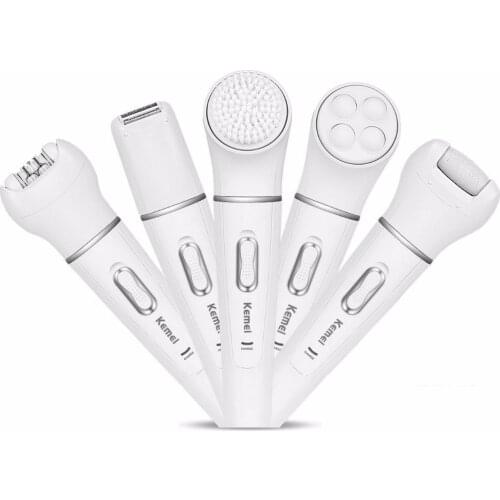 5in1 epilator women electric female epilator facial hair removal remover women shaver lady Shaving Machine for bikini,body,face