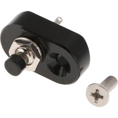 Alunimium Black Motorbike Handlebar Switch For Headlight Fog Spot Light 12V