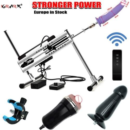 PremiumThrusting Automatic Vibrate Sex Machine Kit with Attachable Dildo Wireless SexMachine Sex Toys for Women Men Couples