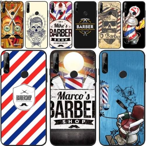 Hrmes Barber Shop Hair Stylist tools Phone Case For Huawei Y5 Y6 Y7 Y9 Prime Pro II 2019 2018 Honor 8 8X 9 lite View9