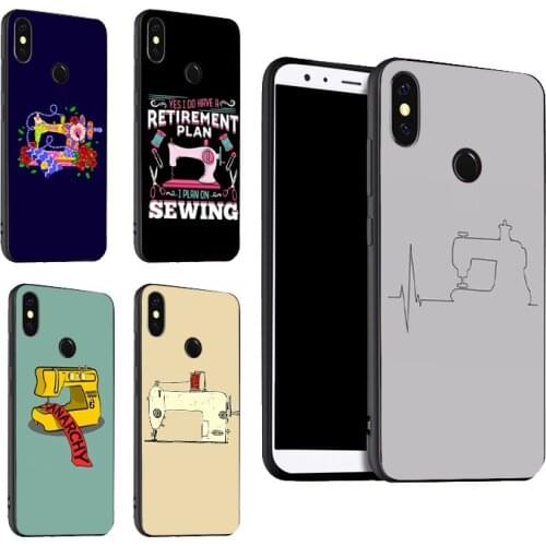 Sewing Machine Case For Xiaomi Redmi Note 10 Pro 7 8 Pro 8T 9S Note 9 Pro Cover For Redmi 9 9T 9C 9A 8A