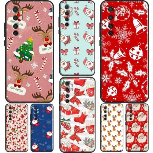 Christmas Santas Deer Collage Case For POCO M3 Pro F2 F3 X3 Pro Funda For Xiaomi Mi 11 Lite Ultra Mi 9T 10T Pro Note10