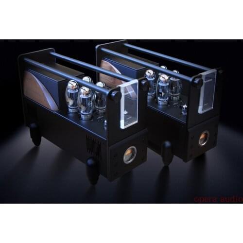 Cyber800 MKII Mono block tube power amplifier KT88,5687,E88CC 100 watt x 2, RMS 1kHz (Ultra-linear) power amp HIFI amplifier