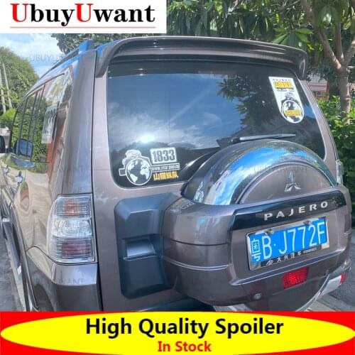 For Mitsubishi Pajero V73 2016 2017 2018 Spoiler ABS Car Tail Wing Decoration Rear Sport Trunk Spoiler For Mitsubishi Pajero