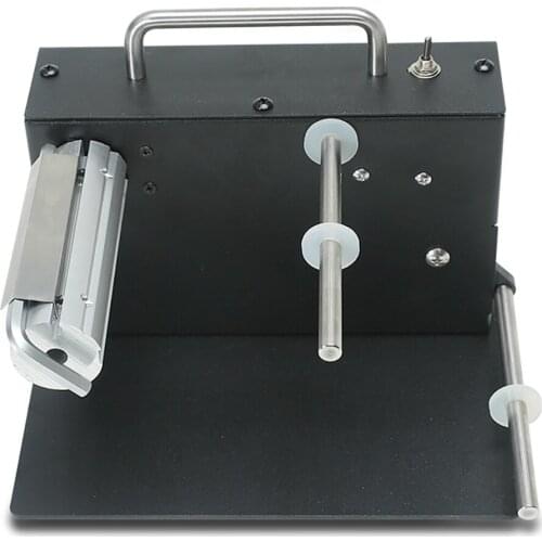 Two-way Rewinding Machine 180MM AC100-240V Automatic Label Rewinder Bar Code Tags Machine