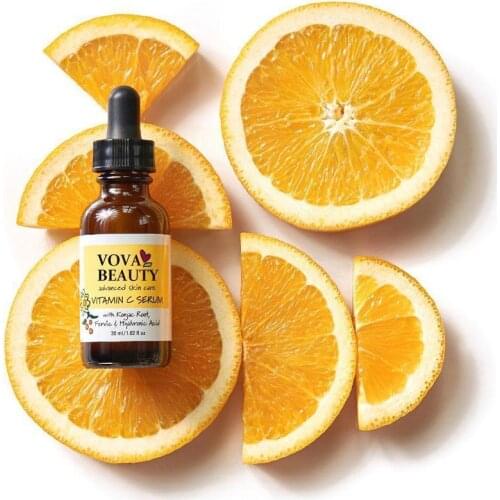 Vitamin C Effective Whitening Face Serum Stains Melanin Pores Brighten Moisturizing Skin Shrink Care Remove Removal Freckle F9N7