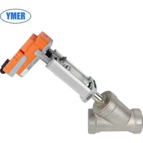 Electric angle valve control valve Stainless steel valve body