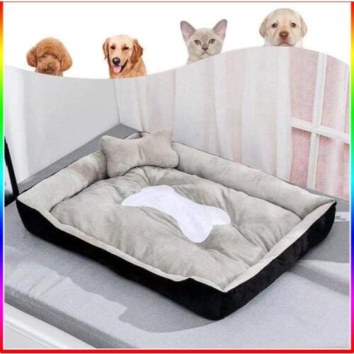 Royal Animals Super Soft Sofa Dog Beds Waterproof Bottom Soft Fleece Warm Bed For Dog Plus Size Soft Pet Bed Cat Bed Winter