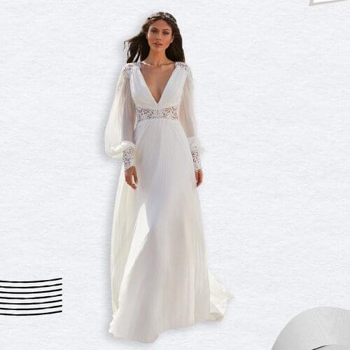 MOOSSIS Chiffon Wedding Dresses