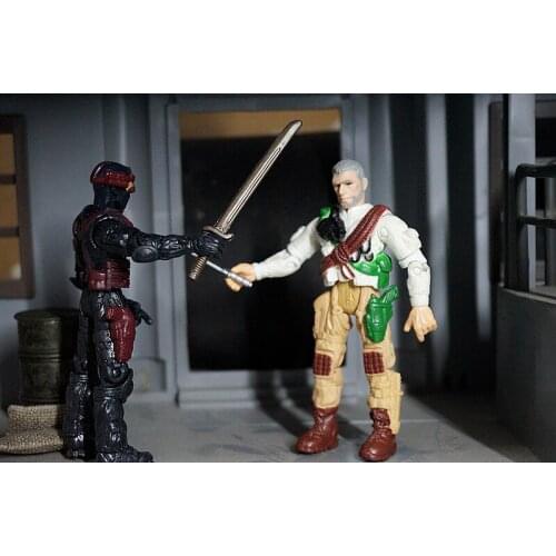 New Special Price Die-cast PVC 3.75 Inch Soldier Can Move Nostalgic Toy White Ghost Mask Man Home Display Collection Toys