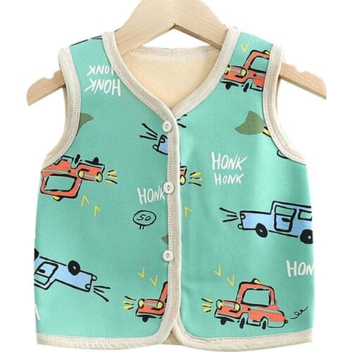 Autumn Winter Sweet Childrens Girls Jackets Cotton Warm Kids Vest for Girl Waistcoat Children Outerwear Clothing Boys Vest