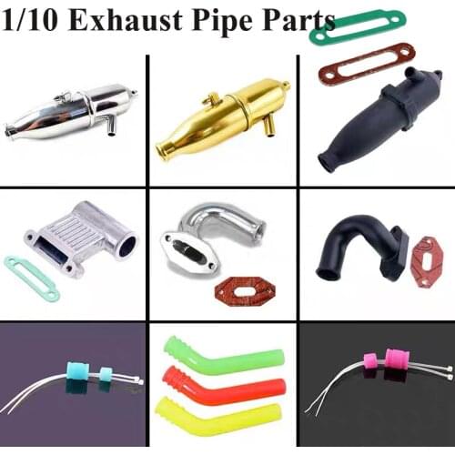 Exhaust Pipe Connector Manifold Part Connector for HSP 1/10 Nitro RC Car 102009 02031 02172 02026