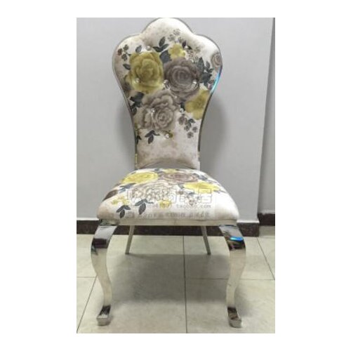 Stainless steel chair. European chair dining chair