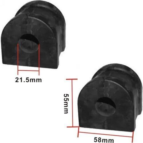 Sway bar bushing for BMW X3 E83 engine M47 M57 N47 N52 Stabilizer rubber mounting BMW E83 33553404065 One set two pcs