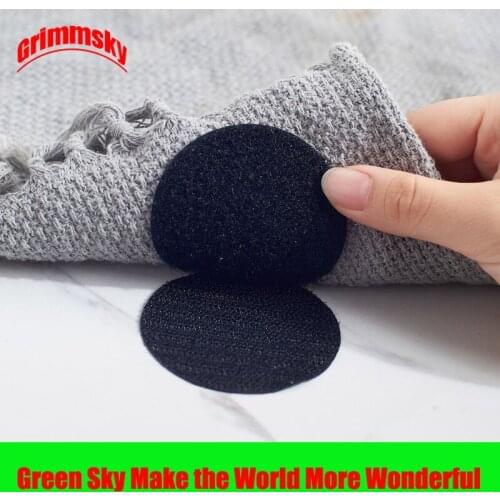 10Pairs/Lot Bed Sheet Sofa Mat Carpet Anti Slip Mat Using Strong Glue Self Adhesive Tape Fastener Stickers Adhesive Hook Loop
