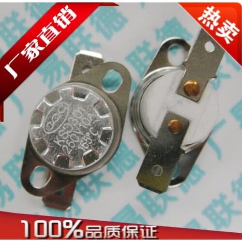 5pcs/Ceramics Temperature control switch KSD301 165 degree Normally closed 10A/250V Thermostat Temperature switch