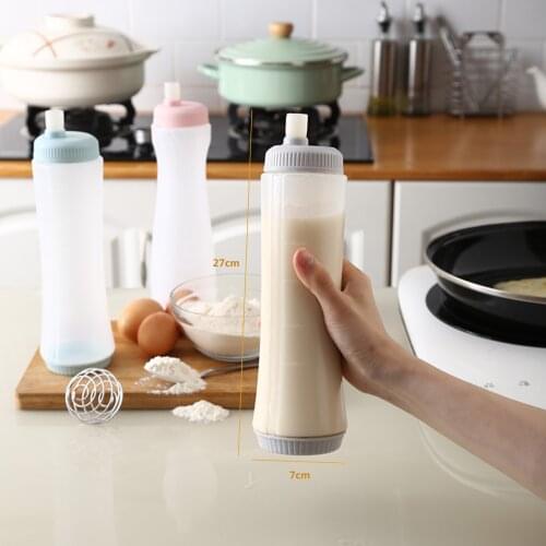 700ml Pancake Batter Dispenser Ice Cream Pastry Bottle Pancake Batter Mixer Pancake Pouring Pen Waffle Crepes Dispenser Bakeware