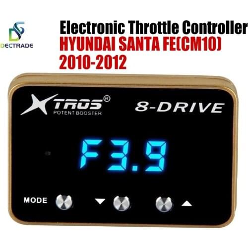 DECTRADE Car Electronic Throttle Controller Racing Accelerator Potent Booster For Hyundai Santa Fe (CM10) 2010-2012 Tuning Parts