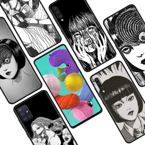Horror comic junji ito Tomie Tees Phone Case for Samsung Galaxy A51 A71 A21s A12 A31 A41 A32 A02s A11 A72 A52 A42 5G A01 Cover