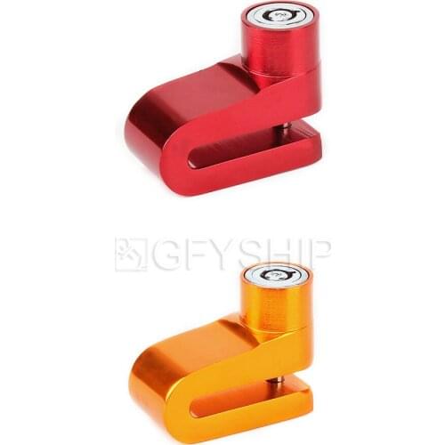 For Most Moto Motocross Pit Dirt Bike ATV Metal Motorcycle Scooter Security Anti theft Wheel Disc Brake Lock Kit Lock Bike Brake