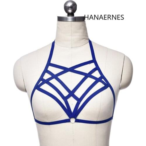 Women Body Harness Cage Lingerie Harness Bra Cupless Sexy Lingerie Body Harness Belt Harness Belt Strap Pastel Goth Bra