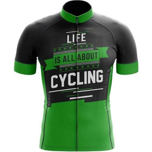 Men Short Sleeve Cycling Jersey Mtb Road Bicycle Shirt Summer Breathable Bike Jersey Cycling Clothing completo ciclismo estivo