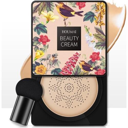Beauty BB Cream 20g BB Air Cushion Foundation Mushroom Head CC Cream Concealer Whitening Makeup Cosmetic Waterproof Brighten