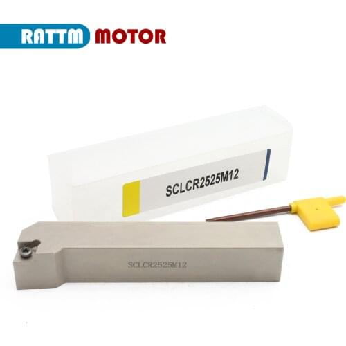 Round turning holder tool with Wrench Tool CNC Lathe Accessories ( SCLCR2525M12 )