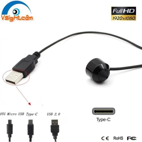 Micro Size 1080P HD Mini OTG USB Camera For Android Device Machines Use Type C Web Security Camera