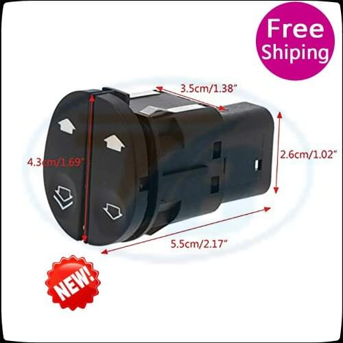 Power Window Lifter Control Switch Electric Regulator Button for Ford Fiesta Fusion KA Puma Transit 6S6T14529AB 1459686 Z075