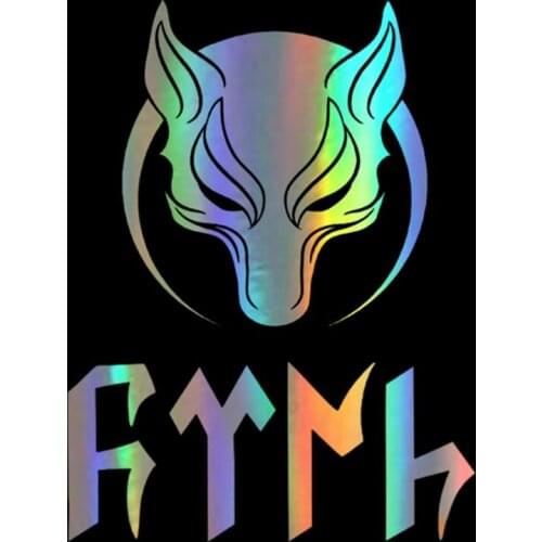 Personalized Cool Auto Stickers Turk Wolf Turkish Car Motorcycle Fashion Style Decal PVC Customizable Colors 15cm * 12cm