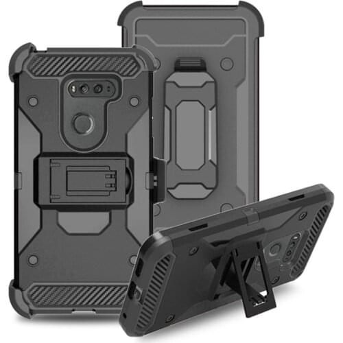For LG V30 /V30 Plus 3in1 Heavy Duty Hybrid Rugged Case Anti Shock Belt Clip Holster Hard Cover For LG V30/V30 Plus/V30s ThinQ