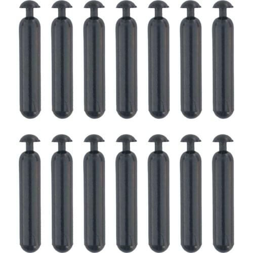 Fishing Rattle Tubes 10pcs/lot Black Plastic Fishing Lure Insert Rattle Tube Soft Worm Fishing Lure Accessories Dropshipping