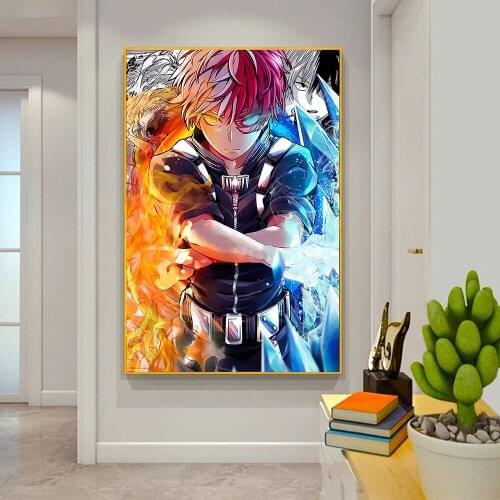 Japanese Anime Figure My Hero Academia HD Printings Poster Comics Cuadros Wall Art Canvas Painting for Bedroom Home Decoration