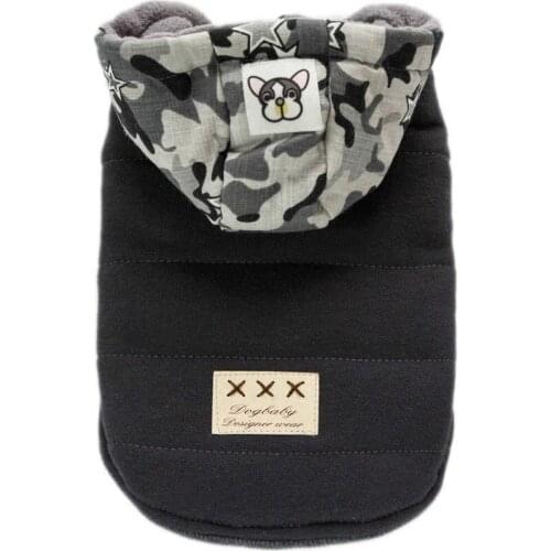 Winter Dog Jacket Camouflage Hooded Coat Warm Pet Dog Clothes Hoodies Yorkshire Poodle Pomeranian Schnauzer Puppy Costume Outfit