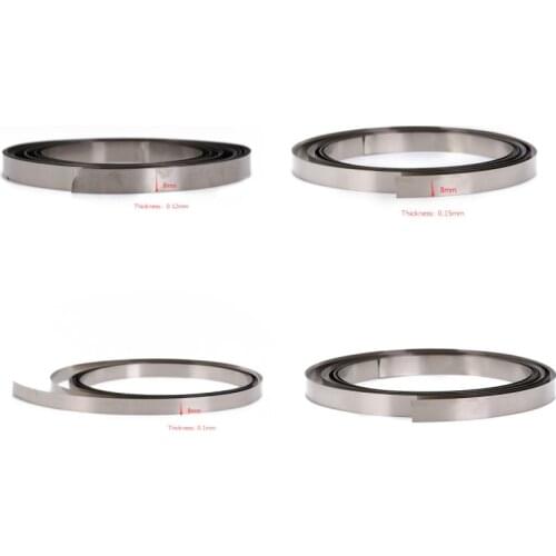 1 Roll 2m 18650 Li-ion Battery Nickel Sheet Plate Nickel Plated Steel Belt Strip Connector spot welding machine Battery welders