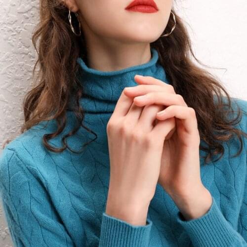 2019 new sweater women turtleneck pullover women knitted sweater fashion Cashmere sweater winter clothes women Leisure sweaters